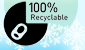 100% recyclable - 100% fraîcheur