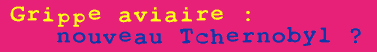 Grippe aviaire : nouveau Tchernobyl ?