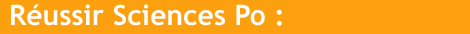 Réussir Sciences Po